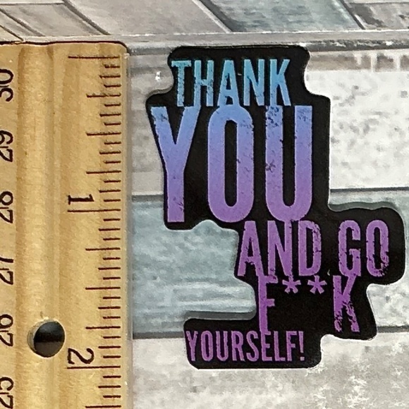🌀10/$10🌀 Black Sarcasm Sarcastic Quote Reusable Waterproof Vinyl Sticker Decal - Picture 1 of 1